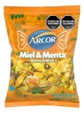 Caramelos Rellenos miel c menta 335g.