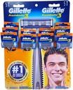 Prestobarba Gillette 3 filos x 10 u.